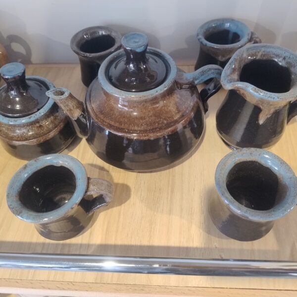 Dark Clay Tea Set